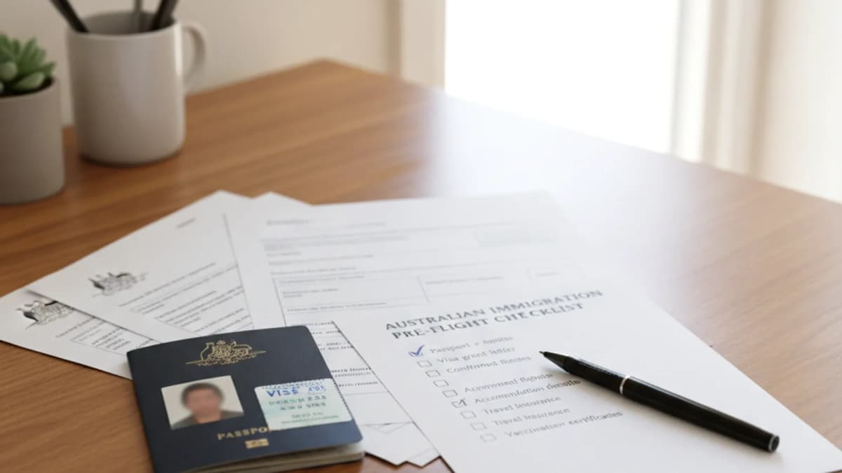 Checklist Visa Úc 2026: Công cụ & cách dùng