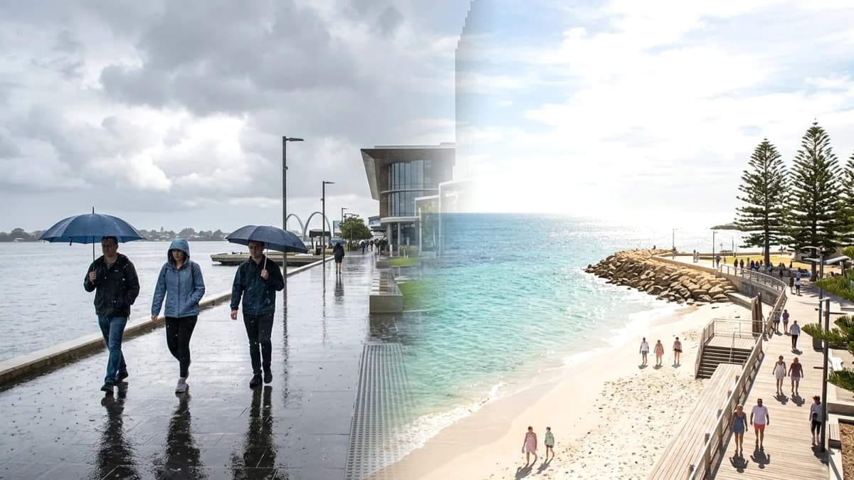 Dự báo thời tiết Perth: Mưa đầu tuần, nắng ấm trở lại giữa tuần