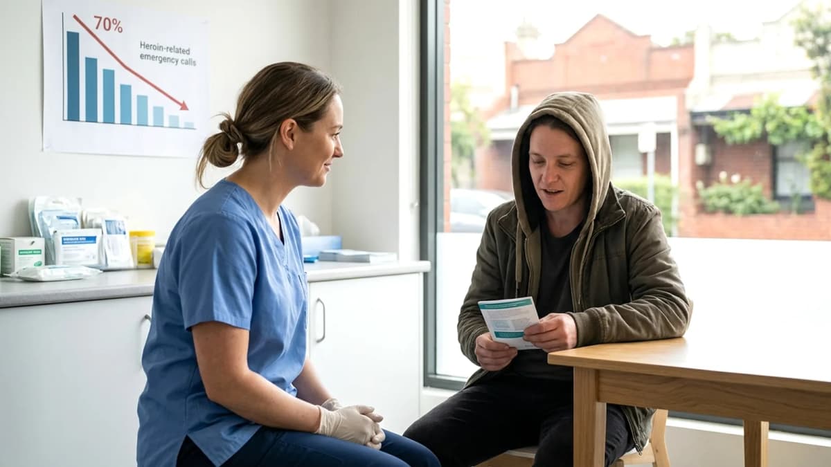 Melbourne: Phòng tiêm chích có giám sát giảm hơn 70% cuộc gọi cấp cứu liên quan heroin