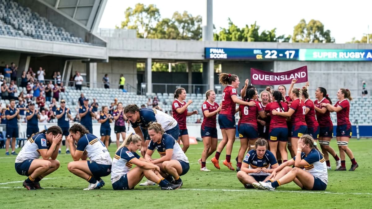 Queensland Reds bất ngờ vào chung kết Super Rugby Nữ, Brumbies kết thúc mùa giải