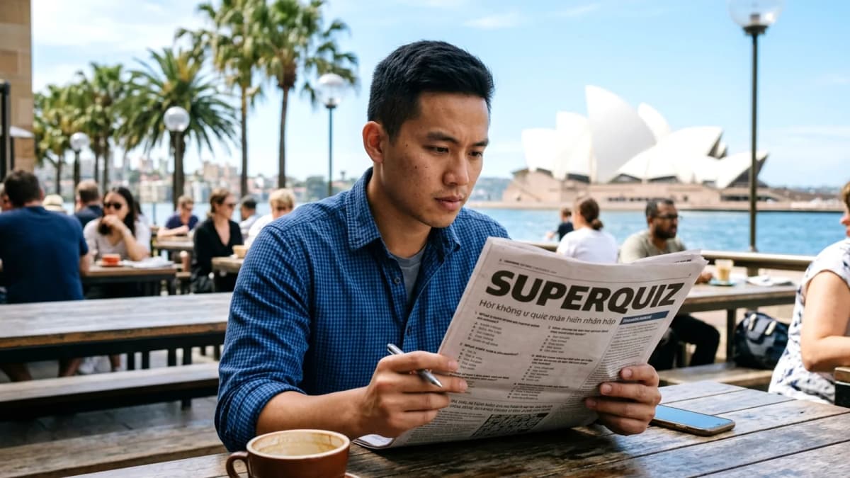 Superquiz trên Sydney Morning Herald: Thử thách kiến thức cuối tuần